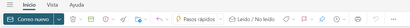 Cinta de opciones simplificada